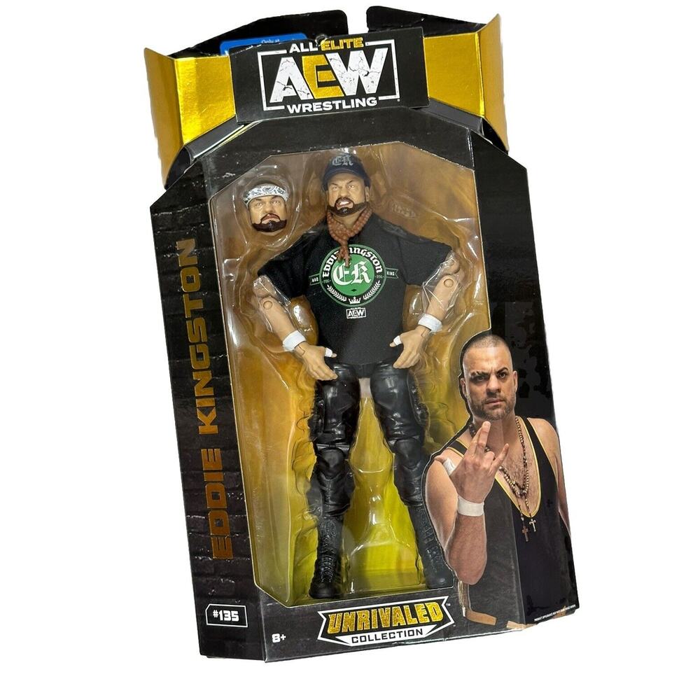 AEW Unrivaled Collection Eddie Kingston Action Figure #135 Walmart Exclusive New